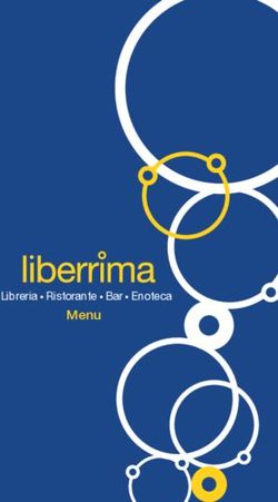 Menu Libreria Ristorante Bar Enoteca - Libreria Liberrima