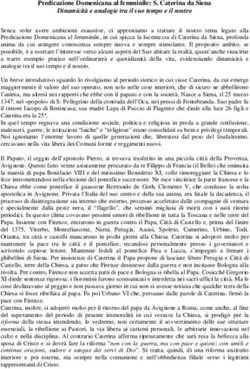 Predicazione Domenicana al femminile: S. Caterina da Siena