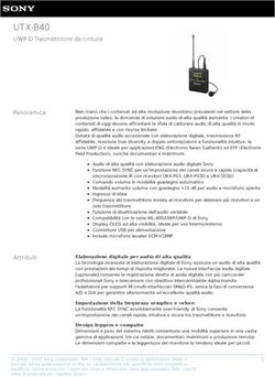 UTX-B40 UWP-D Trasmettitore da cintura - pro.sony