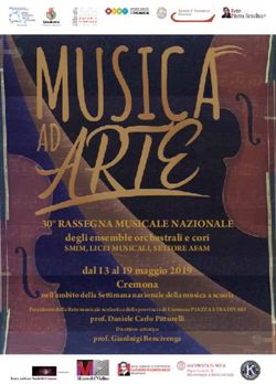 30 RASSEGNA MUSICALE NAZIONALE - degli ensemble orchestrali e cori - Turismo ...