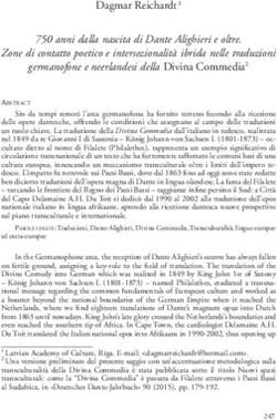 750 anni dalla nascita di Dante Alighieri e oltre. Zone di contatto poetico e intersezionalità ibrida nelle traduzioni germanofone e neerlandesi ...