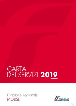 CARTA DEI SERVIZI 2019 - Direzione Regionale MOLISE - Trenitalia
