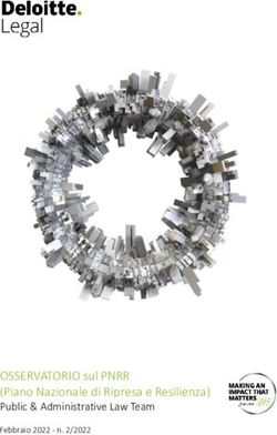 OSSERVATORIO sul PNRR (Piano Nazionale di Ripresa e Resilienza) - Public & Administrative Law Team - Deloitte