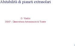 Abitabilità di pianeti extrasolari - G. Vladilo INAF - Osservatorio Astronomico di Trieste