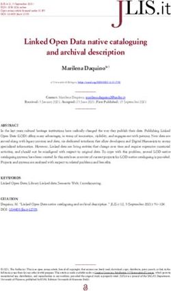 Linked Open Data native cataloguing and archival description