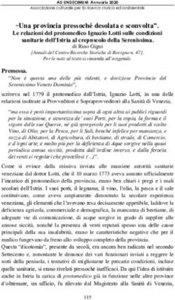 "Una provincia pressoch&eacute; desolata e sconvolta" - Ad ...