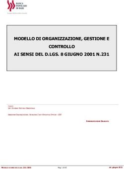 MODELLO DI ORGANIZZAZIONE, GESTIONE E CONTROLLO AI SENSI DEL D.LGS. 8 GIUGNO 2001 N.231