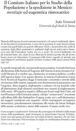 Il Comitato Italiano per lo Studio della Popolazione e la spedizione in Messico: IRIS