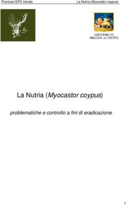 La Nutria (Myocastor coypus) - problematiche e controllo a fini di eradicazione - confagricoltura venezia