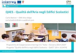 QAES - Qualità dell'Aria negli Edifici Scolastici - Qualità dell'Aria negli Edifici Scolastici WP3