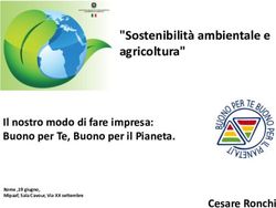 "Sostenibilit&agrave; ambientale e agricoltura" - Il nostro modo di fare impresa: Buono per Te, Buono per il Pianeta.