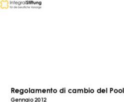 Regolamento di cambio del Pool - Gennaio 2012