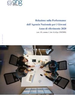 Relazione sulla Performance dell'Agenzia Nazionale per i Giovani Anno di riferimento 2020 - art. 10, comma 1, lett. b d.lgs 150/2009 - Portale ...