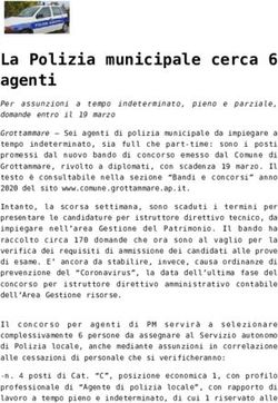 La Polizia municipale cerca 6 agenti - Il Mascalzone
