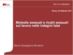 Molestie sessuali e ricatti sessuali sul lavoro nelle indagini Istat - Maria Giuseppina Muratore