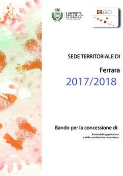 2017/2018 Ferrara SEDE TERRITORIALE DI - Er.Go