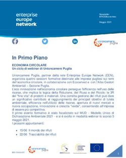 In Primo Piano - Unioncamere ...