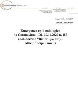 Emergenza epidemiologica da Coronavirus - DL 30.11.2020 n. 157 - Studio di Lorenzo