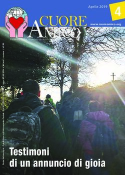4 Testimoni di un annuncio di gioia - MICOAFraternità Onlus - Fondato da don Mario Pasini AMICO - Cuore Amico Fraternità Onlus