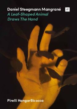 Daniel Steegmann Mangran&eacute; A Leaf-Shaped Animal Draws The Hand - Pirelli HangarBicocca - cloudfront.net