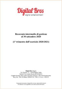 Resoconto intermedio di gestione al 30 settembre 2020 (1 trimestre dell'esercizio 2020/2021)