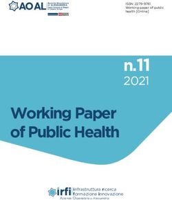 N.11 2021 Working Paper of Public Health