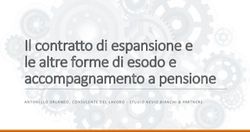 Il contratto di espansione e le altre forme di esodo e accompagnamento a pensione - ANTONELLOORLANDO, CONSULENTE DEL LAVORO -STUDIO NEVIO BIANCHI ...
