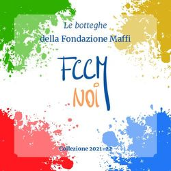 Le botteghe della Fondazione Maffi - Collezione 2021-22