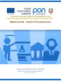 Gestione certificazioni - Sistema Informativo Fondi - SIF 2020 Manuale Utente per Istituti Scolastici - USR Lombardia