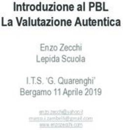 Introduzione al PBL La Valutazione Autentica - Enzo Zecchi Lepida Scuola I.T.S. 'G. Quarenghi' Bergamo 11 Aprile 2019