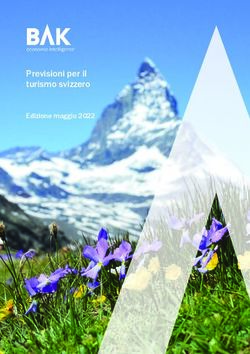 Previsioni per il turismo svizzero - Edizione maggio 2022 - SECO