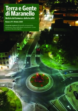Terra e Gente di Maranello - Notizie dal Comune e dalle localit&agrave; Numero 111 Ottobre 2020