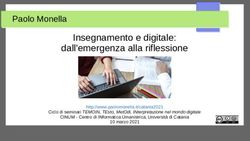 Insegnamento e digitale: dall'emergenza alla riflessione
