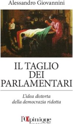 IL TAGLIO DEI PARLAMENTARI - Alessandro Giovannini - L'idea distorta della democrazia ridotta - L'Opinione delle Libertà