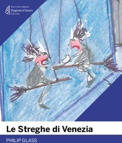 Le Streghe di Venezia - PHILIP GLASS - Stagione d'Opera - Teatro Alighieri