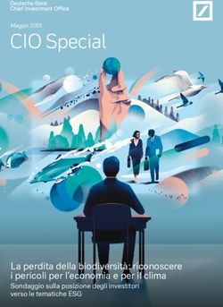 CIO Special - La perdita della biodiversit&agrave;: riconoscere i pericoli per l'economia e per il clima - Deutsche Bank