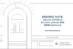 BRIEFING NOTE: IMPATTO COVID-19 SUI CONTI ANNUALI 2020 (MNES MONDIALI)