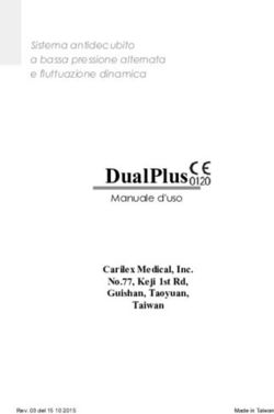 DualPlus Carilex Medical, Inc. No.77, Keji 1st Rd, Guishan, Taoyuan, Taiwan - Sistema antidecubito a bassa pressione alternata e fluttuazione ...