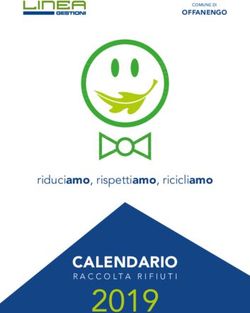 CALENDARIO RACCOLTA RIFIUTI - riduciamo, rispettiamo, ricicliamo - Linea Gestioni