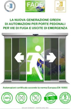 LA NUOVA GENERAZIONE GREEN DI AUTOMAZIONI PER PORTE PEDONALI PER VIE DI FUGA E USCITE DI EMERGENZA - Automazioni certificate secondo la norma ...