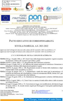 PATTO EDUCATIVO DI CORRESPONSABILIT&Agrave; SCUOLA-FAMIGLIA. A.S. 2021-2022