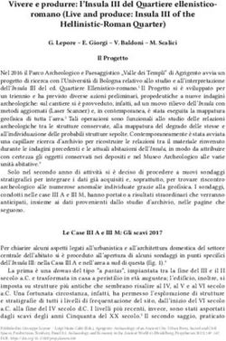 Vivere e produrre: l'Insula III del Quartiere ellenistico-romano (Live and produce: Insula III of the Hellinistic-Roman Quarter)