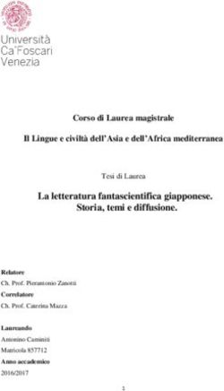 La letteratura fantascientifica giapponese. Storia, temi e diffusione - DSpace Home