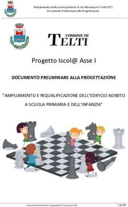 Progetto Iscol@ Asse I - DOCUMENTO PRELIMINARE ALLA PROGETTAZIONE - Regione Sardegna