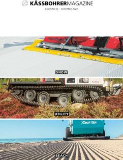 KÄSSBOHRERMAGAZINE - SNOW UTILITY - EDIZIONE 05 - AUTUNNO 2020 - pro academy