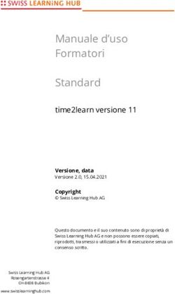 Manuale d'uso Formatori Standard - time2learn versione 11