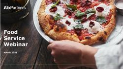 Food Service Webinar March 2021
