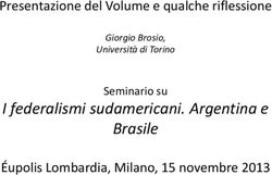 I federalismi sudamericani. Argentina e Brasile - Presentazione del Volume e qualche riflessione - Éupolis Lombardia, Milano, 15 novembre 2013