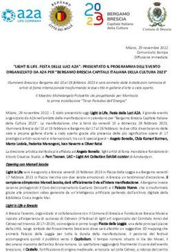 "LIGHT IS LIFE. FESTA DELLE LUCI A2A": PRESENTATO IL PROGRAMMA DELL'EVENTO ORGANIZZATO DA A2A PER "BERGAMO BRESCIA CAPITALE ITALIANA DELLA CULTURA ...