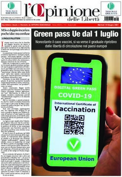 Green pass Ue dal 1 luglio - Nonostante il caos vaccini, si va verso il graduale ripristino delle libert&agrave; di circolazione nei paesi europei